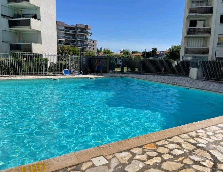 Vue Panoramique Sur Bassin,Piscine Et Terrasse Appartement Arcachon Buitenkant foto