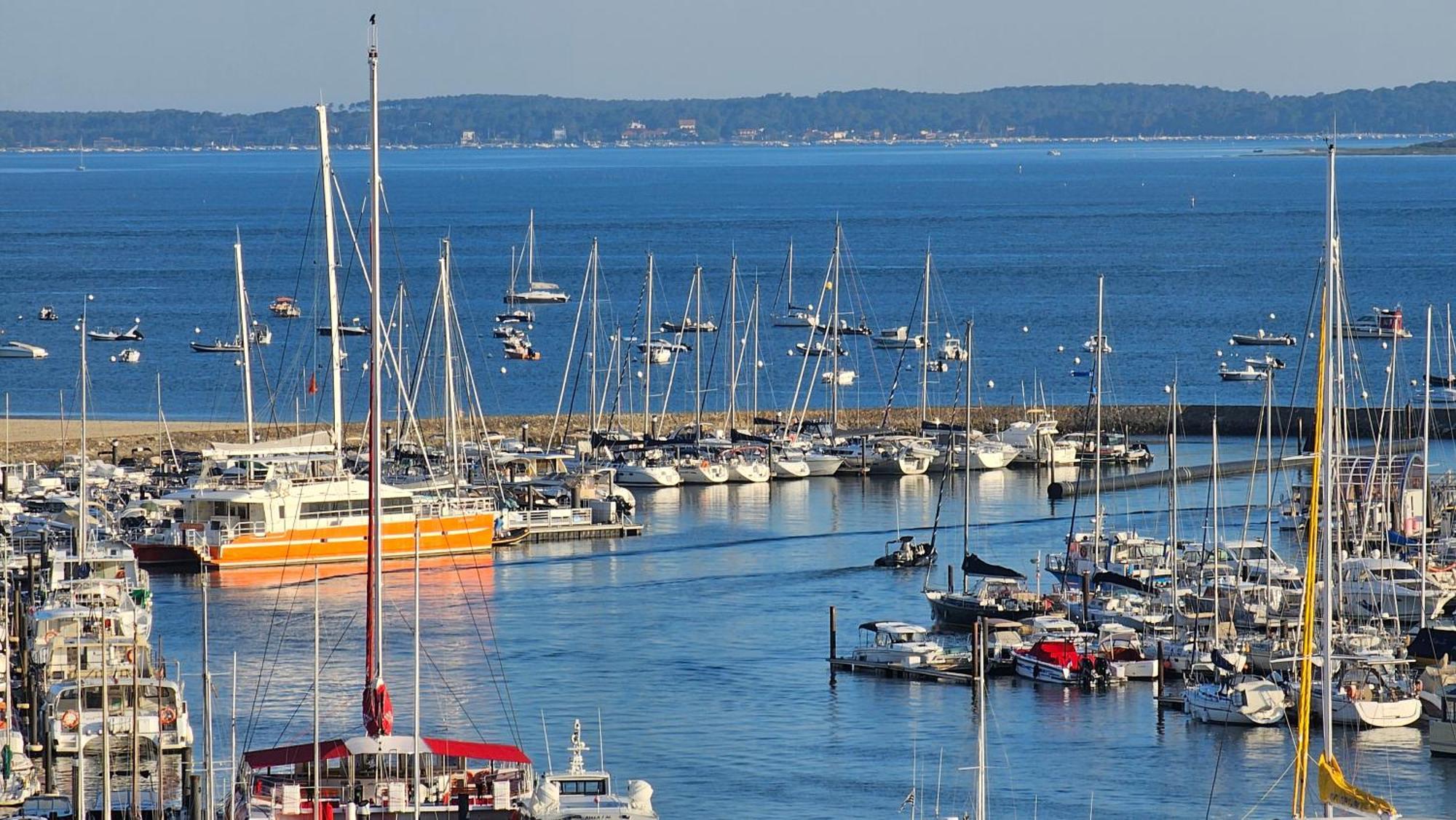 Vue Panoramique Sur Bassin,Piscine Et Terrasse Appartement Arcachon Buitenkant foto